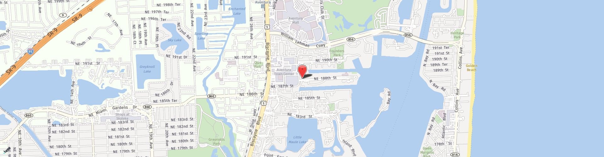 Location Map: 18801 NE 29 Ave. Aventura, FL 33180